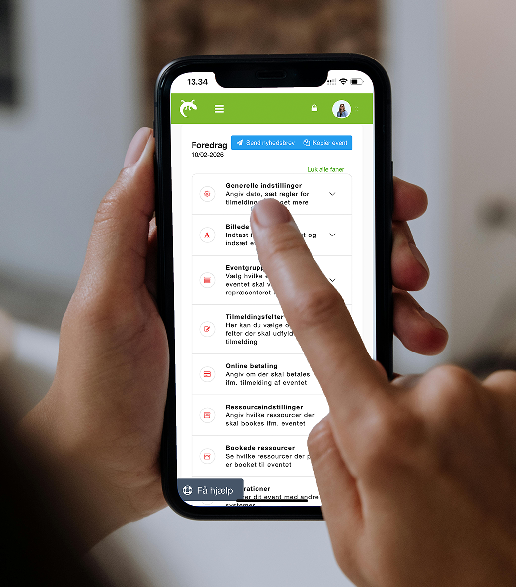 Eventstyring på farten